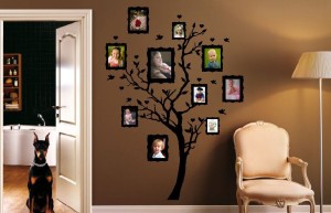 naklejka na ścianę drzewo na zdjęcia