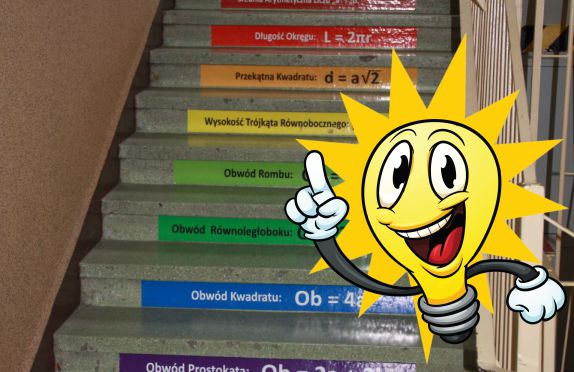 naklejki edukacyjne na schody