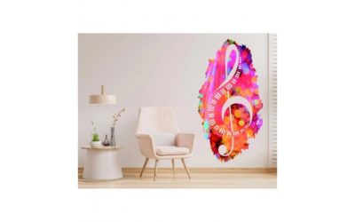 Muzyka – naklejki na ścianę, które nadają wnętrzom artystycznego wyrazu