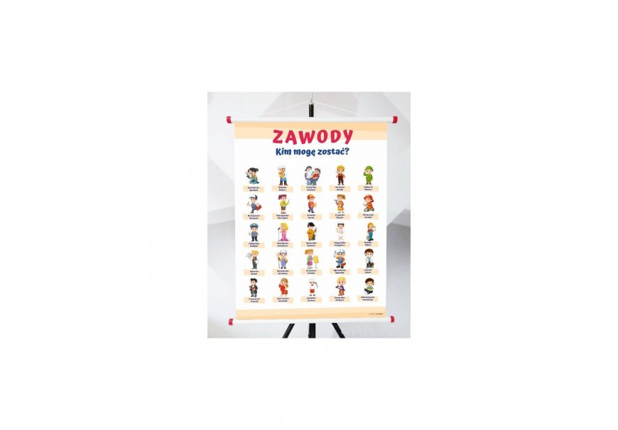 Zawody – plansza edukacyjna, która rozwija ciekawość świata