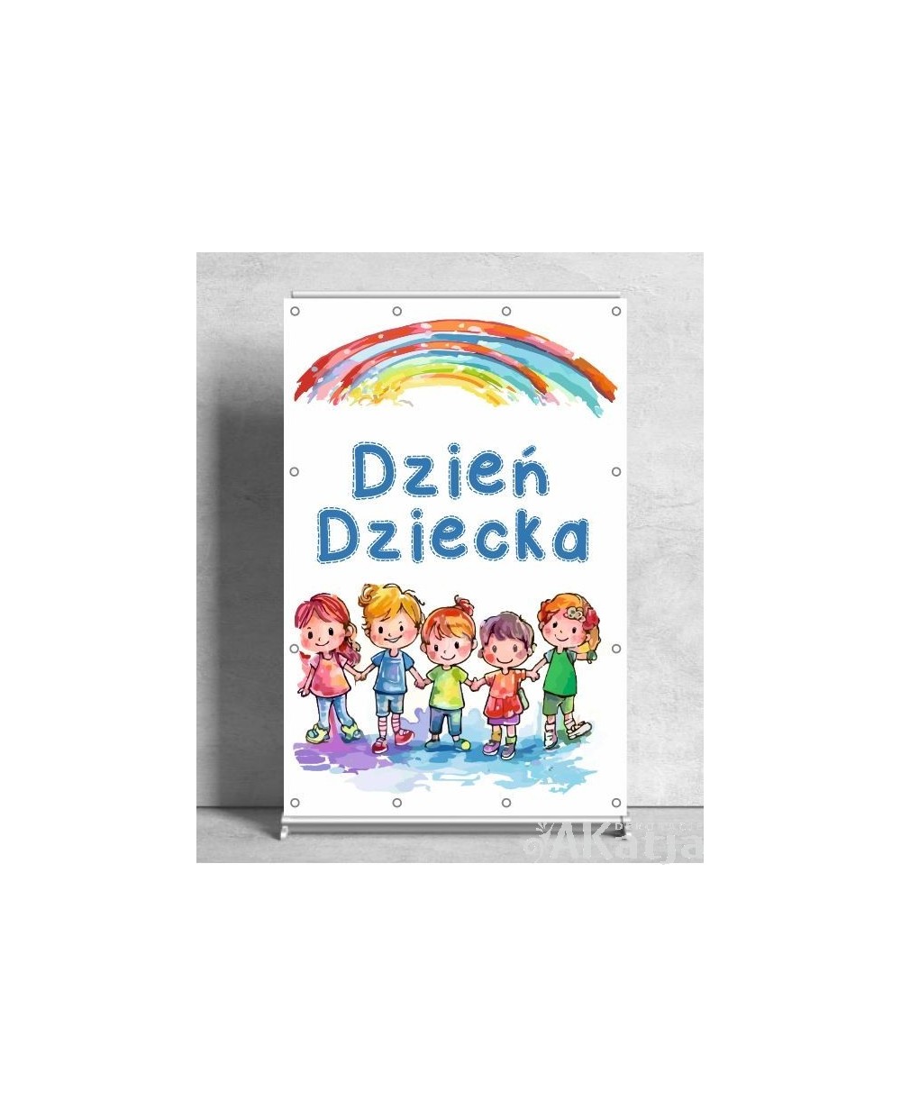 dzien-dziecka-baner-do-szkoly dzień dziecka w przedszkolu pomysły