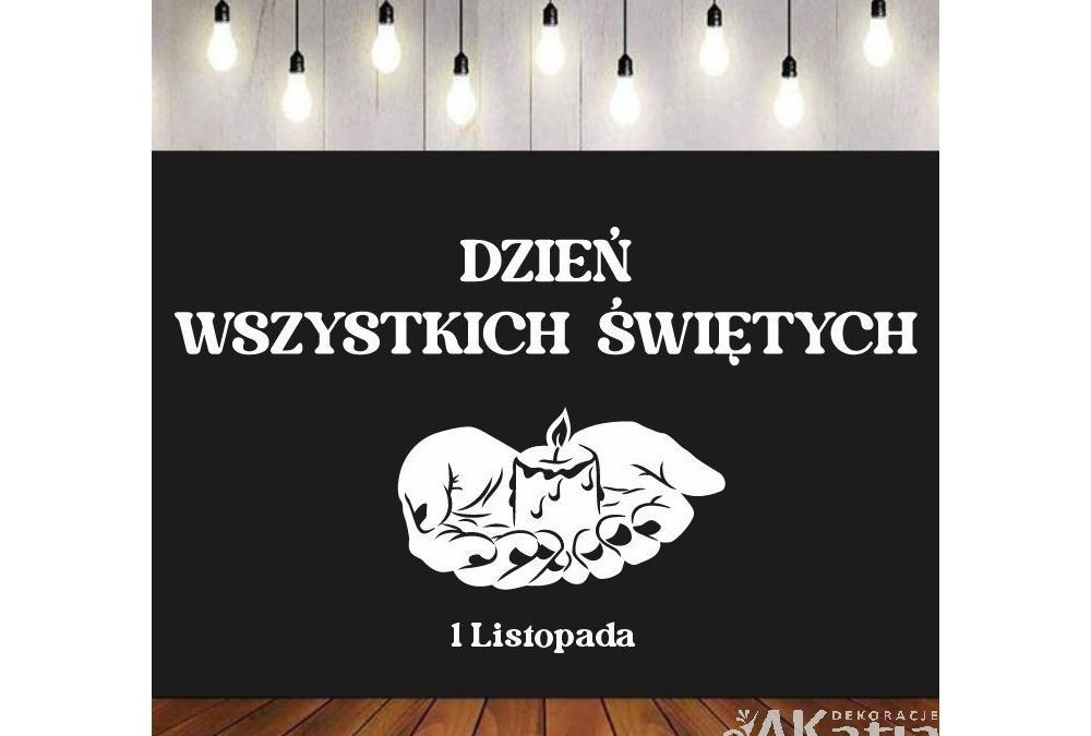 Napis na Wszystkich Świętych – jak przygotować efektowną dekorację na szkolną uroczystość?