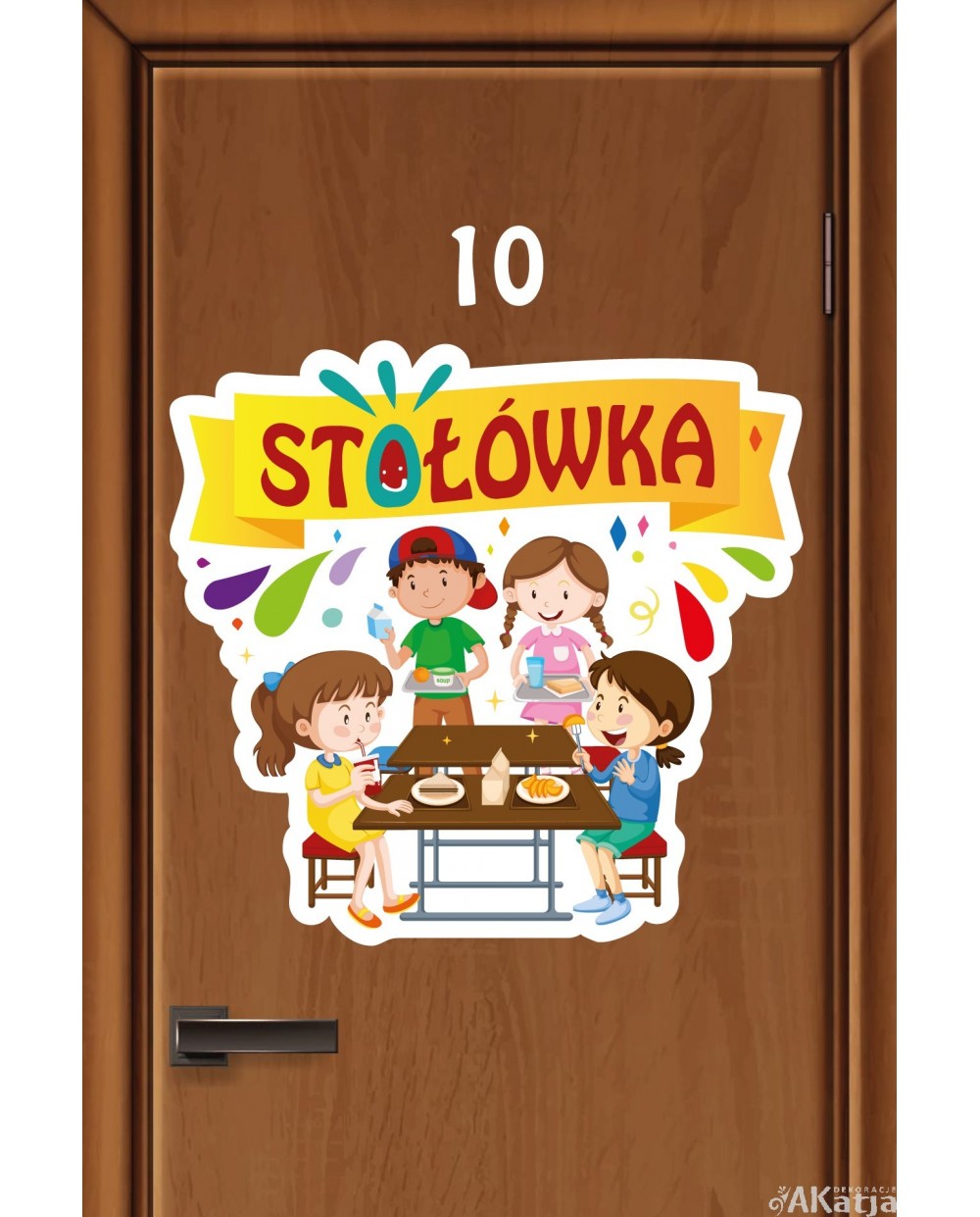 dekoracje stołówki szkolnej