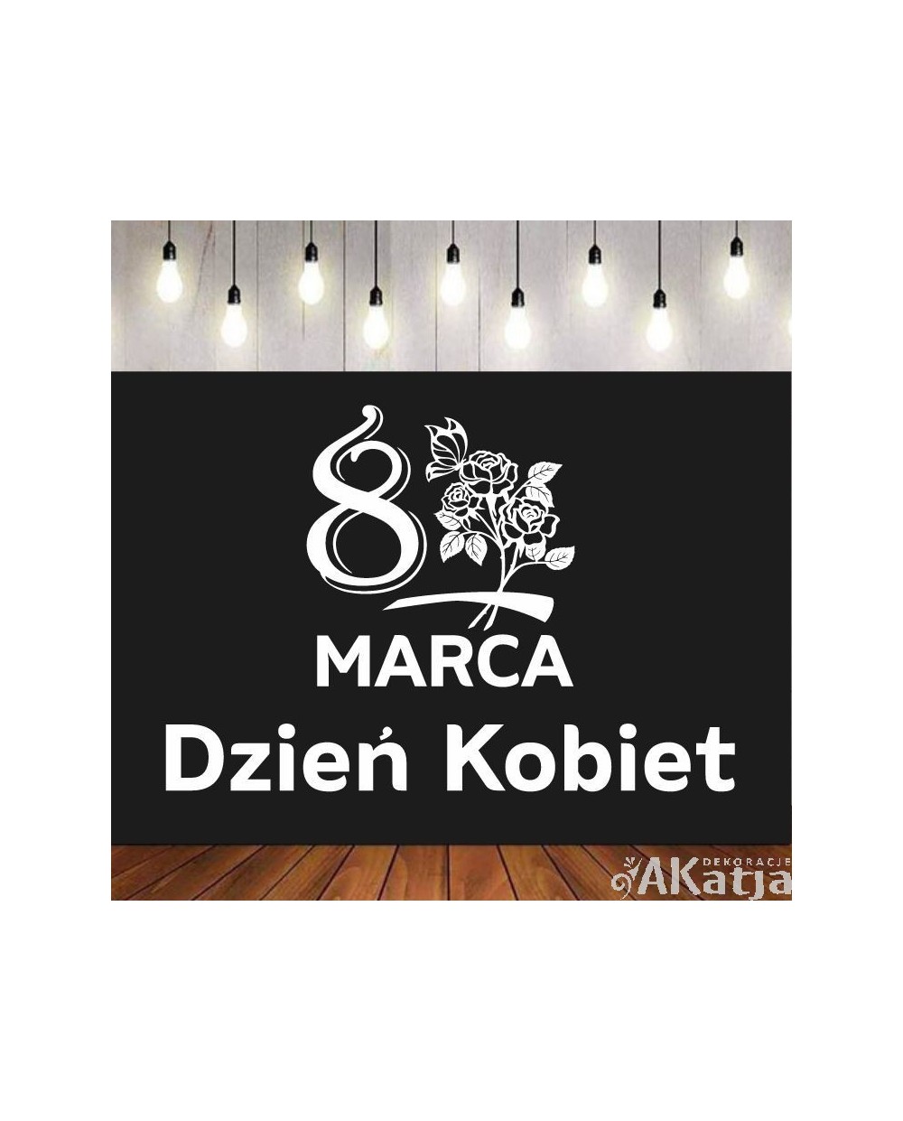 napis-8-marca-dzien-kobiet-wycinanka-z-kartonu pomysły na dzień kobiet w szkole