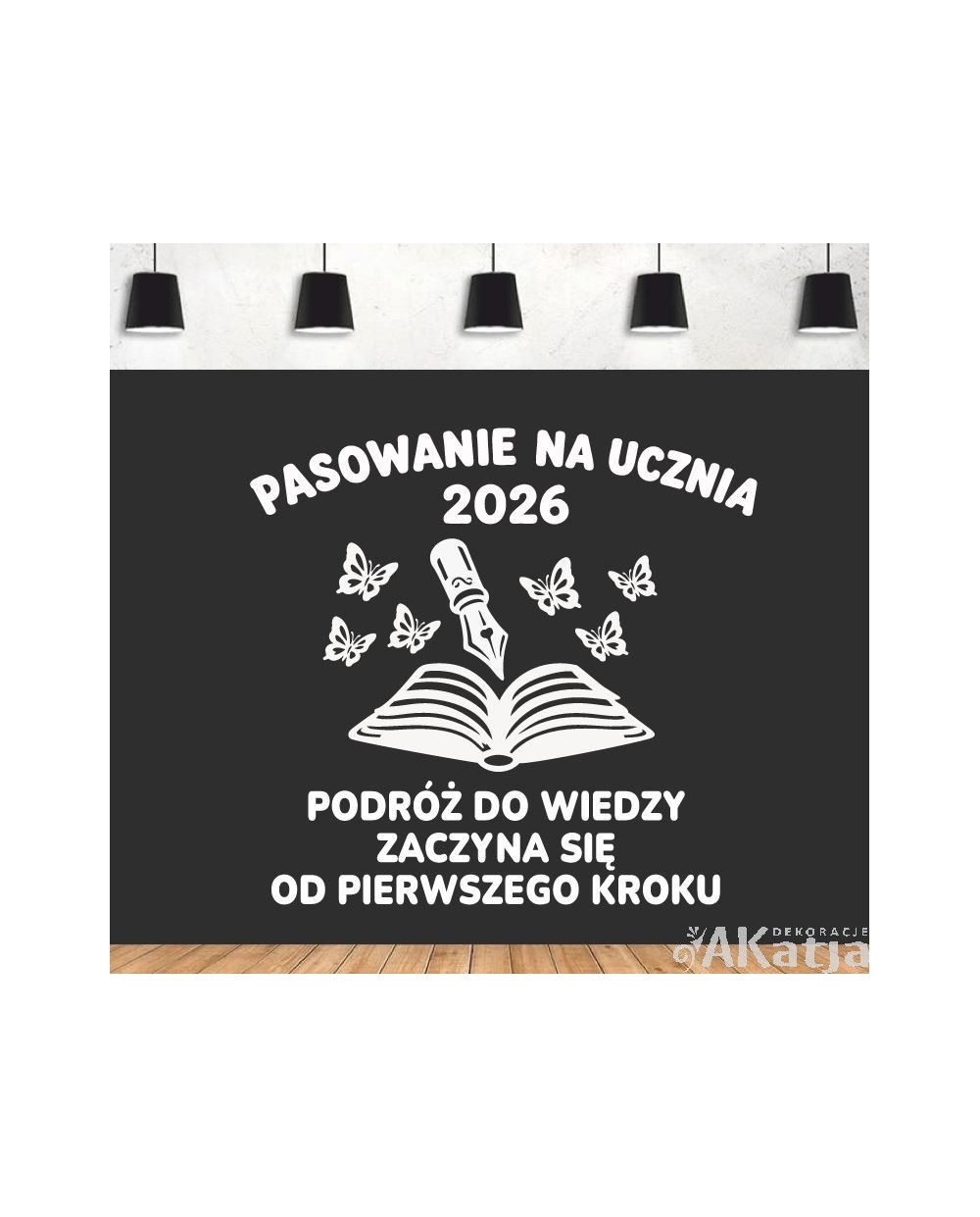 pasowanie na ucznia dekoracja sali
