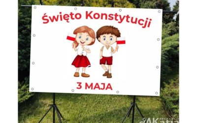 Dekoracje na 3 maja – pomysły z wykorzystaniem banerów i patriotycznych wycinanek z brystolu