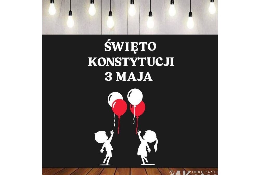 Sprawdź dekoracje na 3 maja do kupienia w Akatja.pl