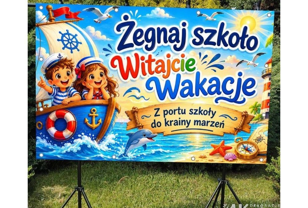 Stwórz letni klimat w placówce z wykorzystaniem dekoracji „Wakacje” od Akatja.pl