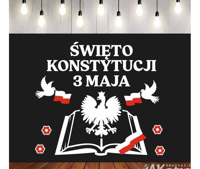 Konstytucja 3 maja – gazetka na korytarz szkolny